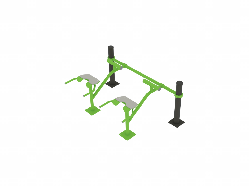 BeStrong dupla hátizom erősítő kondipark eszköz