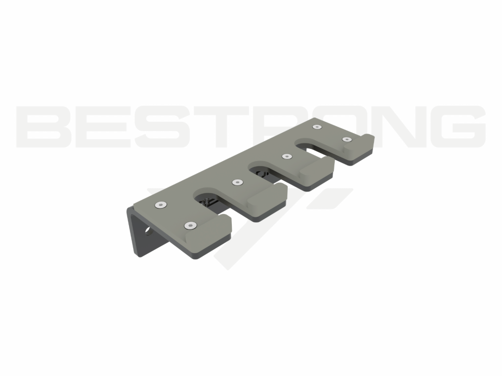 BeStrong vertikális olimpiai rúdtartó rendszer 3 konzolos crossfit edzőterem kiegészítő